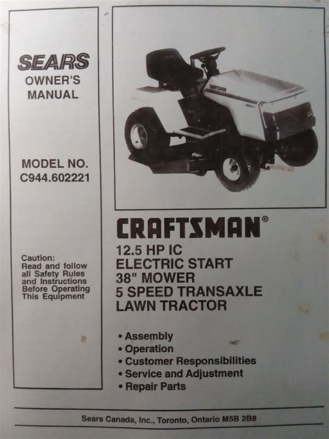 Sears Riding Mower Parts Catalog Reviewmotors Co