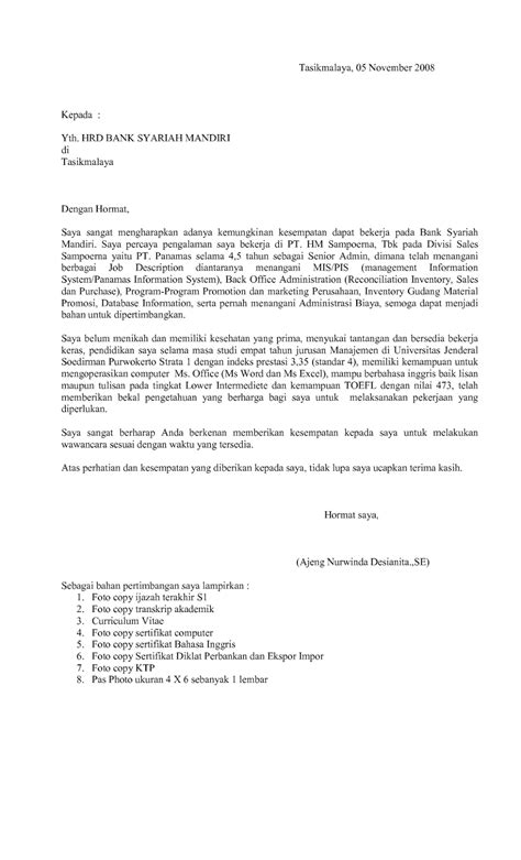 Related posts to contoh cover letter english pdf. Surat Lamaran Kerja Outsourcing - ben jobs