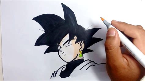 Como Dibujar A Black Goku Black How To Draw Black Goku Dragon Ball