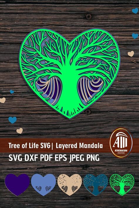 Free Free 349 Tree Of Life Mandala Cricut SVG PNG EPS DXF File