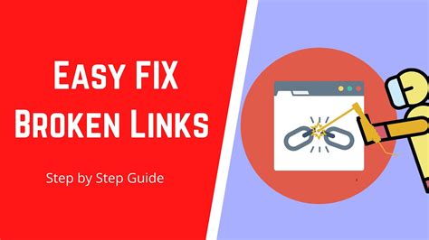 How To Fix Broken Links In Wordpress Step By Step Complete Guide Wordpress Broken Link Fix