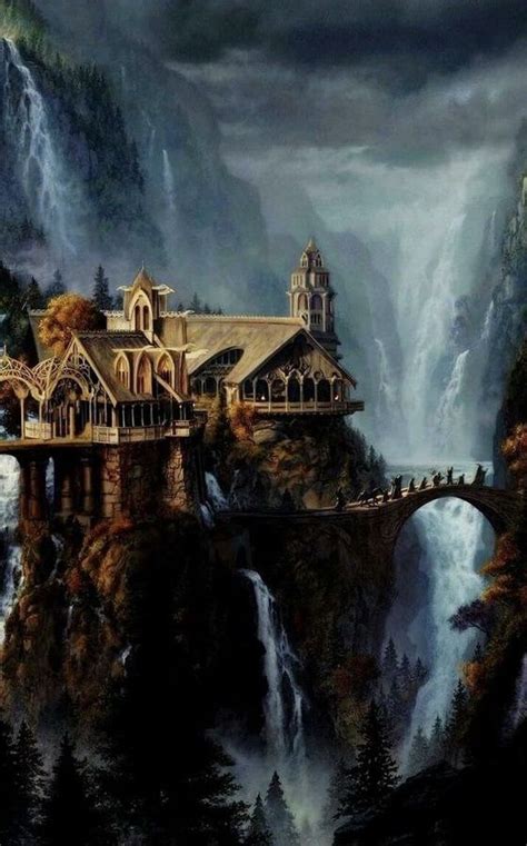 Rivendell Lotr Lord Of The Rings Lotr Art Fantasy Landscape