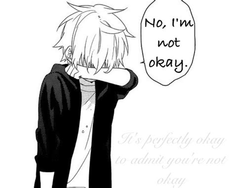 Depressed Anime Boy By Gothanglewolf On Deviantart
