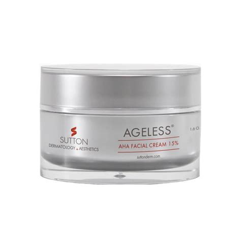 Sutton Ageless® Aha Facial Cream Sutton Dermatology Aesthetics Ctr