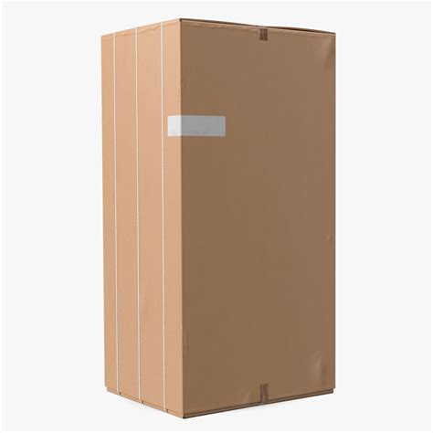 Large Cardboard Box 3d Model 34 3ds Blend C4d Fbx Max Ma Lxo