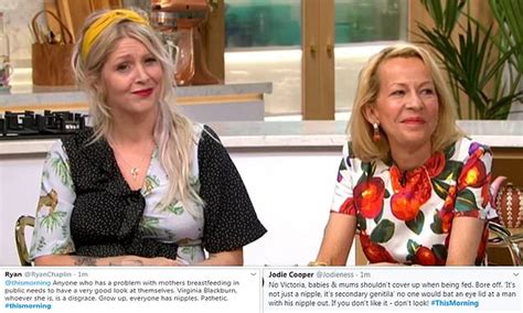 Viewers Slam This Morning Guest As She Brands Breastfeeding In Public Revolting Daily Mail
