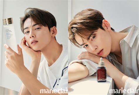 Cha Eun Woo Showcases His Ethereal Beauty In Estée Lauder Campaign For