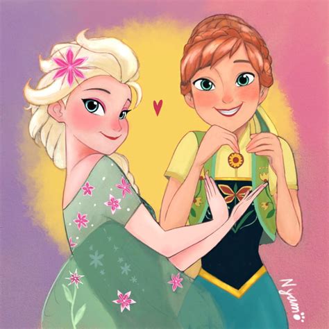 Elsa And Anna Frozen Fever Fan Art 38105191 Fanpop