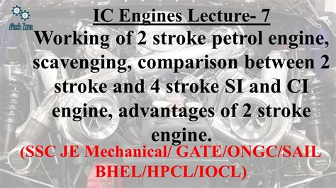 A compression phase, accompanied by the compressed fuel explosion. IC Engines last Lecture 7: 2 Stroke Vs 4 stroke engine ...