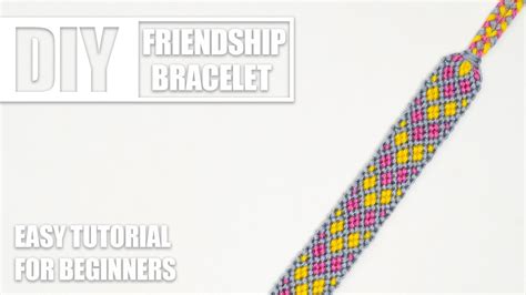 Chevron Diamonds Macrame Friendship Bracelet Easy Tutorial For