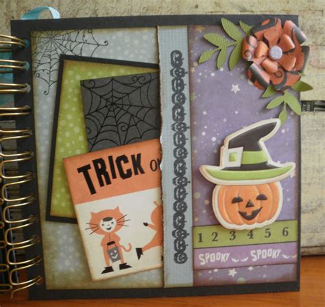 Two Crazy Crafters Halloween Mini Album