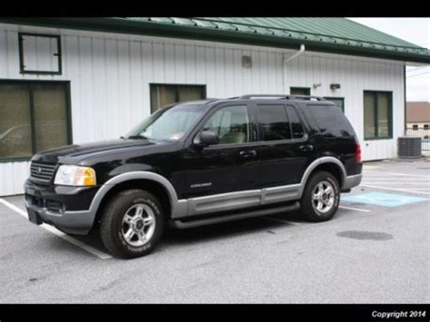Find Used 2002 Ford Explorer Xlt Automatic 4 Door Suv 7 Passenger
