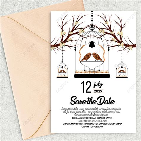 Download Save The Date Psd Flyer Template Template for Free ...
