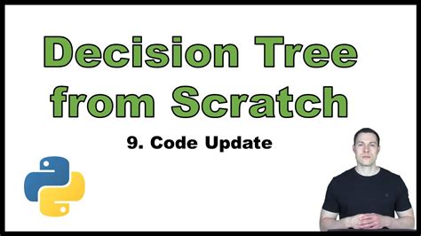 If the model has target variable that can take continuous values, is a regression tree. Coding a Decision Tree from Scratch in Python p.9: Code ...
