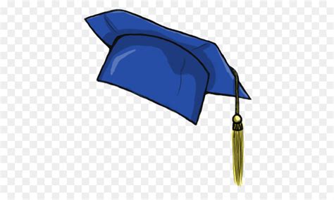 Cartoon Graduation Cap Blue