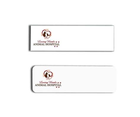 Services for pet wellness, vaccinations, shots, surgeries, pharmacy caring hands is a network of eight veterinary hospitals born from a simple idea: Loving Hands Animal Hospital | name badges