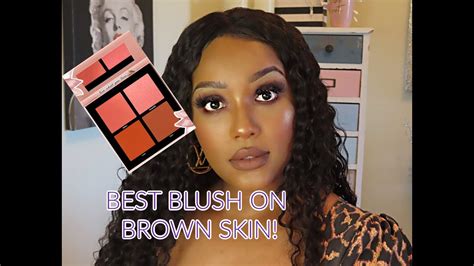 the best blushes for brown skin youtube