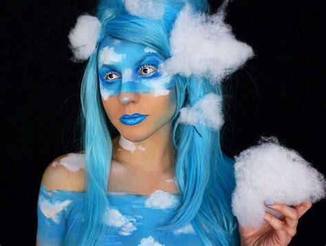 Head In The Clouds Creepy Costumes Blue Costumes Halloween Costumes