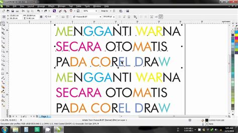 Cara Ganti Warna Gambar Di CorelDraw, Otomatis!