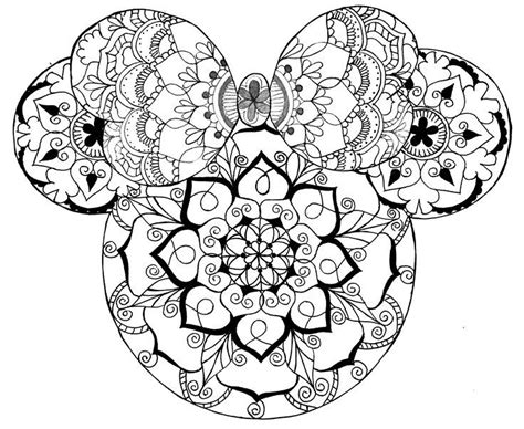 Disney Mandala  Minnie Mouse  MandalaKunst  Mandalas by Quartz