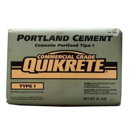 Quikrete 926 Lb Portland Cement 112442 The Home Depot