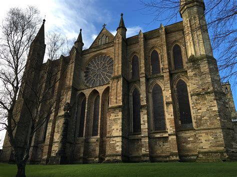 The Impressive Durham Cathedral In The North East Of England Look At
