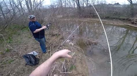Crappie Fishing A Feeder Creek Of Lake Marburg Hanover Pa Youtube