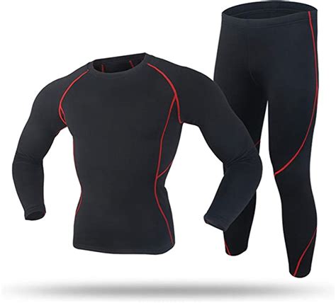 running clothes winter，thermal underwear，for men，set，long johns，leggings，men s compression tops