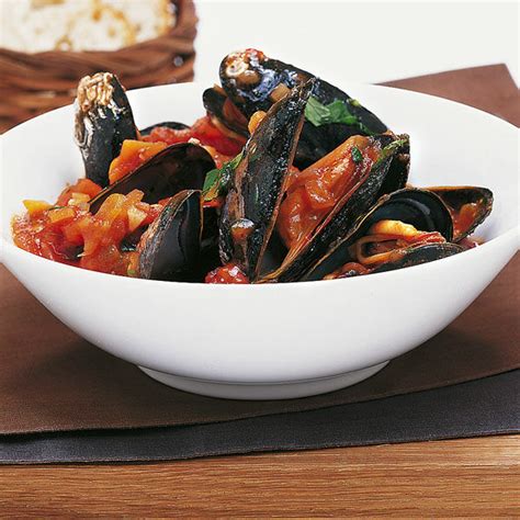 Muscheln mit Tomatensauce Rezept