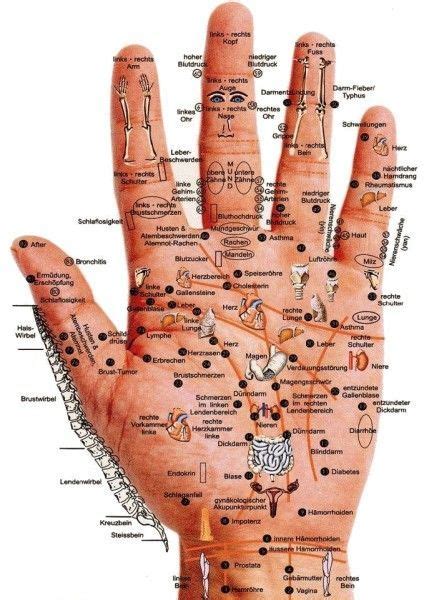 Handreflexzonen Handreflexzonenmassage Gesundheit Gesundheit Und