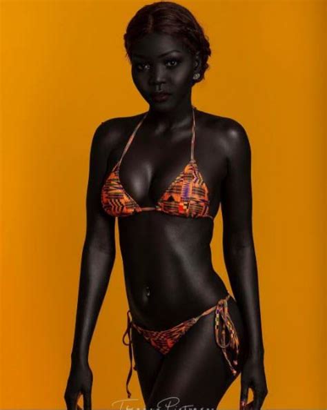 Photos Meet The South Sudanese Model Nicknamed Queen Of Dark