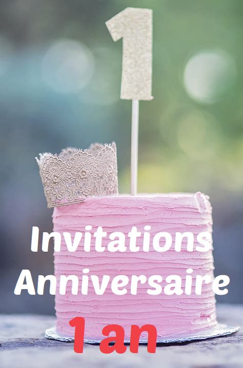 Texte d'invitation à un anniversaire d'enfant. Jolis exemples de textes d'invitation pour un premier anniversaire. #1an #anniver… (avec images ...