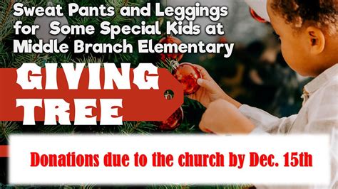2020 Giving Tree St Jacobs Lutheran Church