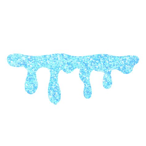 Blue Glitter Dripping 13528649 Png
