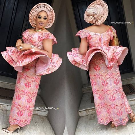 Images Glam And Stylish Aso Ebi Styles In Red Colours Od Jastyles