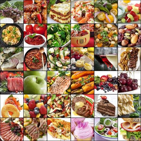 Collage De Alimentos Saludables