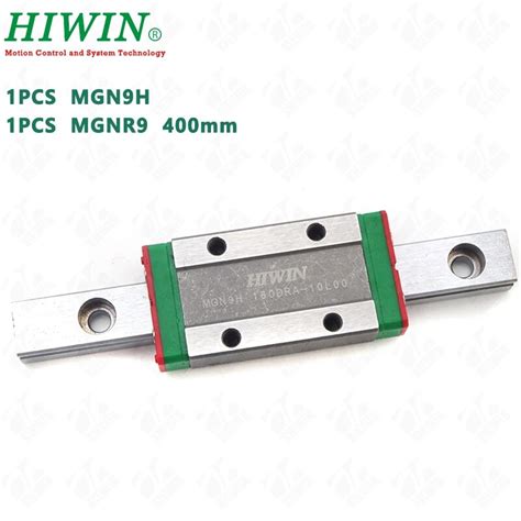 Hiwin Mgn9h Mini Linear Guide Block With Mgn9 400mm Guideway Rail