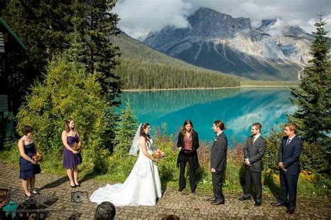 Our Ceremony At Emerald Lake Lodge Viewpoint Photo By Kim Payant