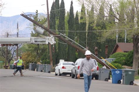 Downed Power Poles Cause Outage In Washington City Cedar City News