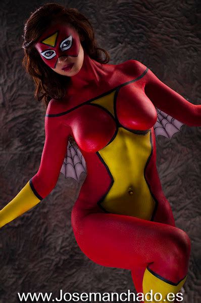 Spider Woman Body Paint Spider Woman Porn Pics