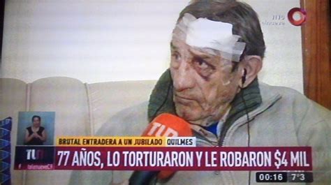 Maldita Inseguridad En Una Brutal Entradera Torturan A Un Abuelo De 77 Años Para Robarle El