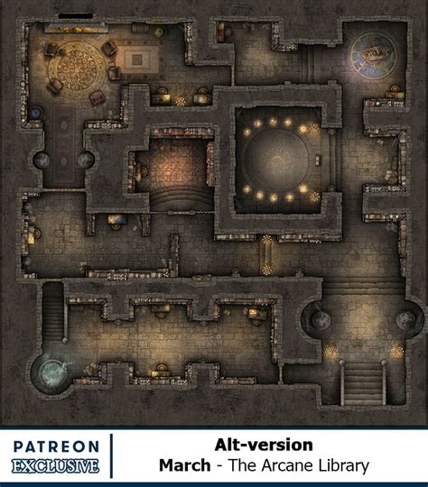 Map Of The Month Back Catalogue Heroic Maps On Patreon Dungeon