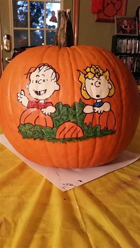 I Painted A Sceen From Its The Great Pumpkin Charlie Brown I Think It