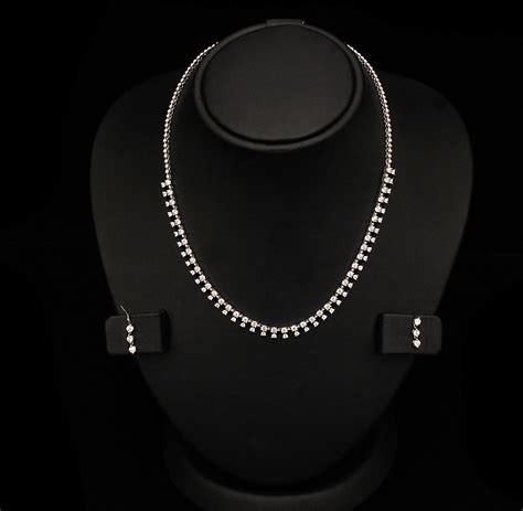 Malar World Vbj Platinum Necklace Designs