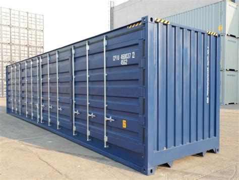 Eerste Reis 40ft High Cube Open Side Zeecontainer Producten