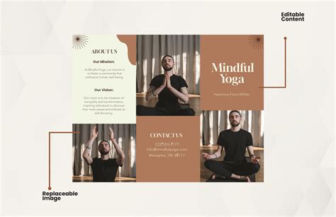 Yoga Pamphlet Template In Word Download Template Net