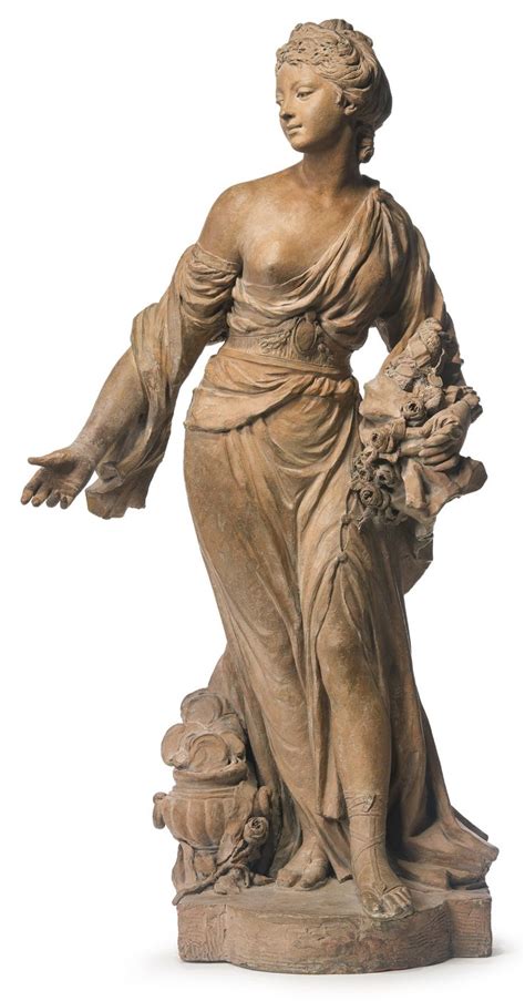 French School 19th Century A Terracotta Figure Of Venus Goddess Of