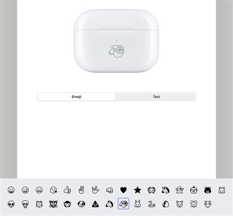 Airpod Emoji Engraving