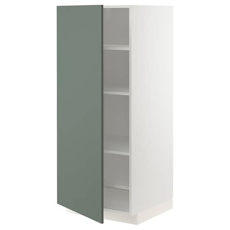 Check spelling or type a new query. METOD High cabinet with shelves, white, Bodarp grey-green ...