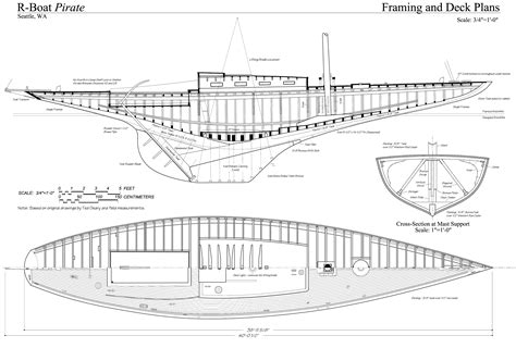 Wooden Model Ship Plans Free Download Pdf Boat Pirate Plan Profile